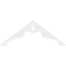 Ekena Millwork Pitch Heath Architectural Grade PVC Gable Pediment, 48"W x 18"H x 1"P (9/12) GPP048X018X100HEA - alternate 2